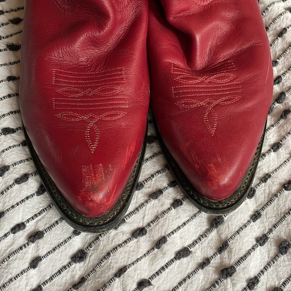 Red Durango Cowboy Western Boots, Size 9 - Picture 4 of 4